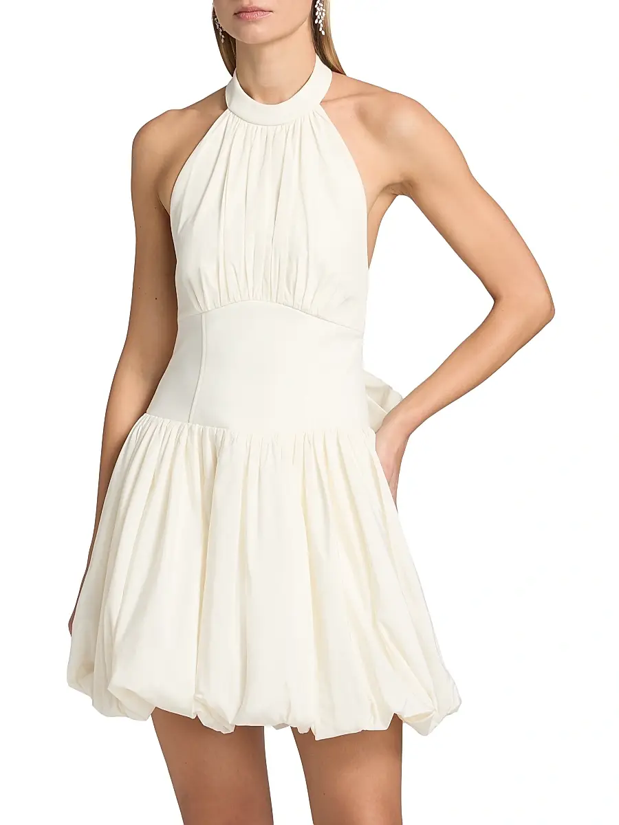 Cinq à Sept Women's Macia Bubble-Hem Minidress | Thumbnail 3 Cinq à Sept Women's Macia Bubble-Hem Minidress | Thumbnail 3