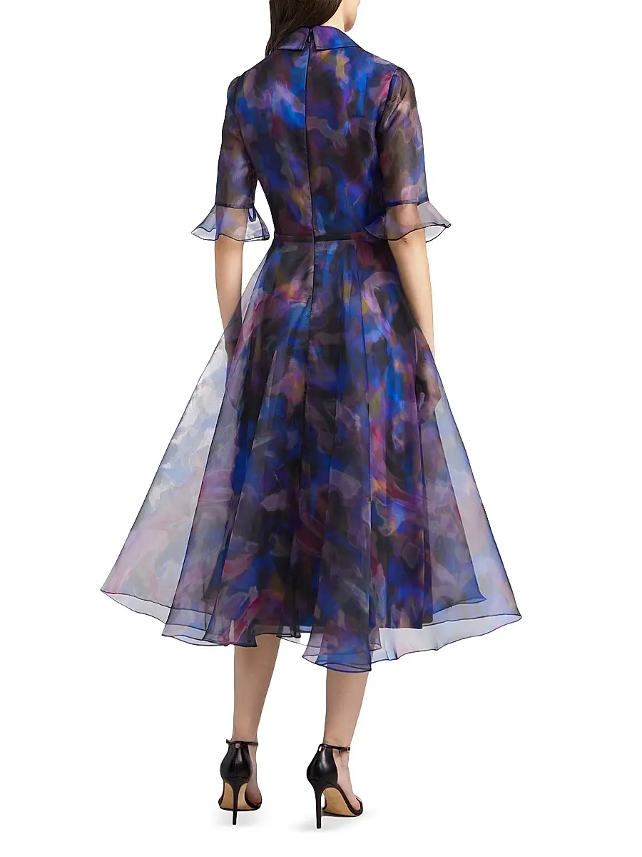THEIA Women's Colette Midi-Shirtdress | Thumbnail 3 THEIA Women's Colette Midi-Shirtdress | Thumbnail 3