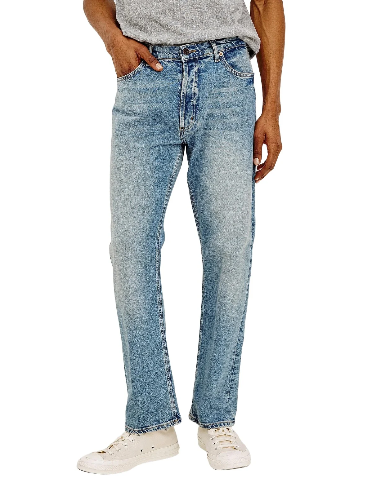 RAILS Men's Nash Medium Vintage Wash Straight-Leg Jeans