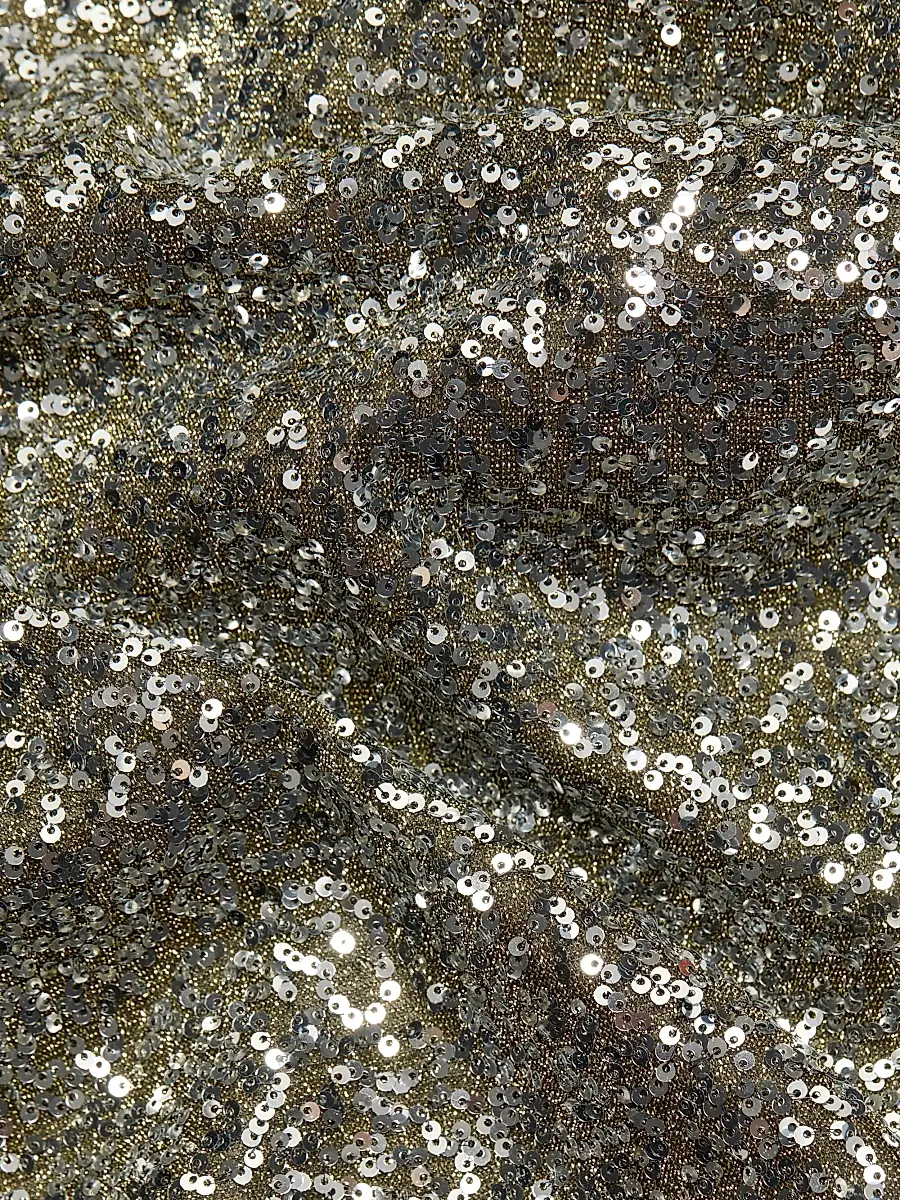 BADGLEY MISCHKA Women's Sequined High-Rise Wide-Leg Evening Pants | Thumbnail 7