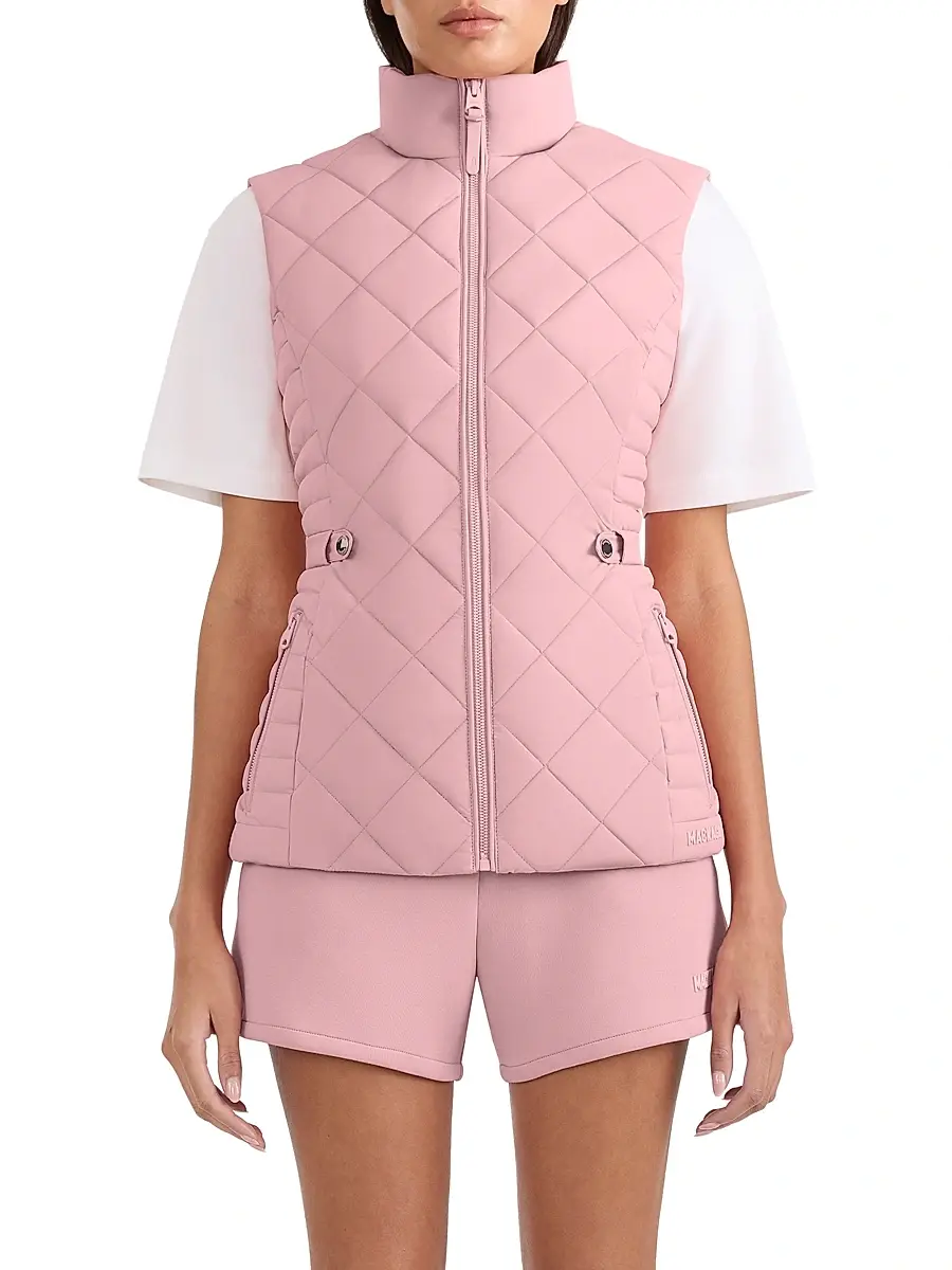 Mackage Women's Stefania Diamond-Quilted Down Vest | Thumbnail 3 Mackage Women's Stefania Diamond-Quilted Down Vest | Thumbnail 3