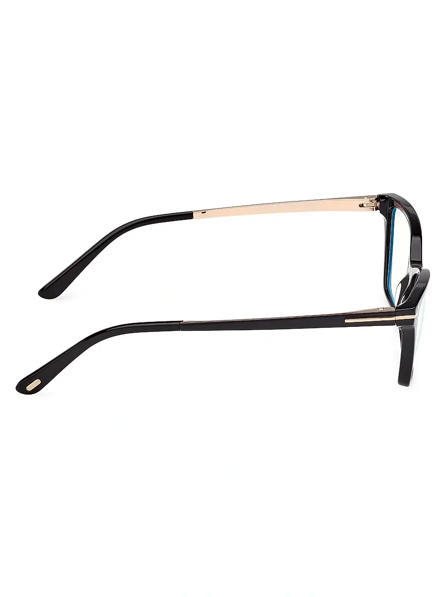 Tom Ford Women's 56MM Blue Block Rectangular Eyeglasses | Thumbnail 7 Tom Ford Women's 56MM Blue Block Rectangular Eyeglasses | Thumbnail 7