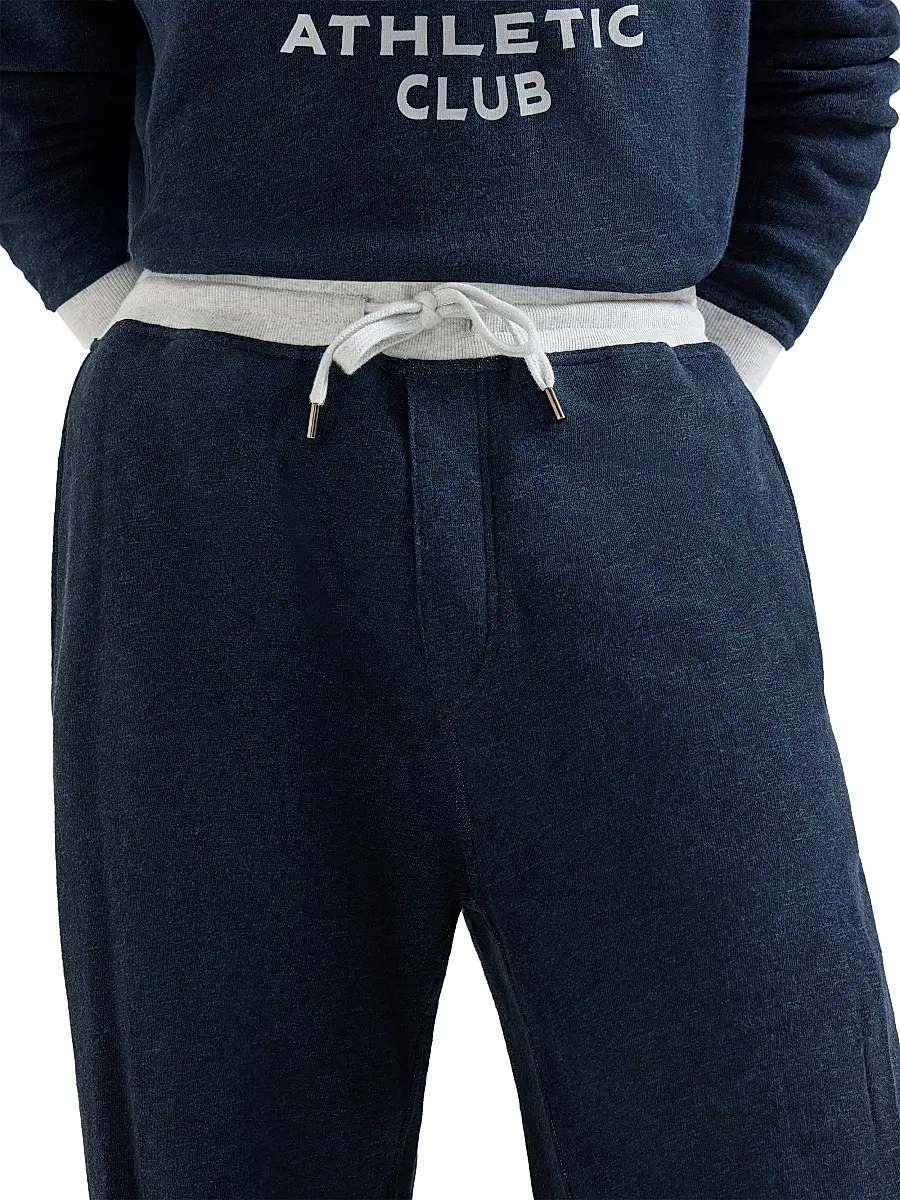 Brunello Cucinelli Men's Cotton and Linen Mélange French Terry Trousers | Thumbnail 5 Brunello Cucinelli Men's Cotton and Linen Mélange French Terry Trousers | Thumbnail 5