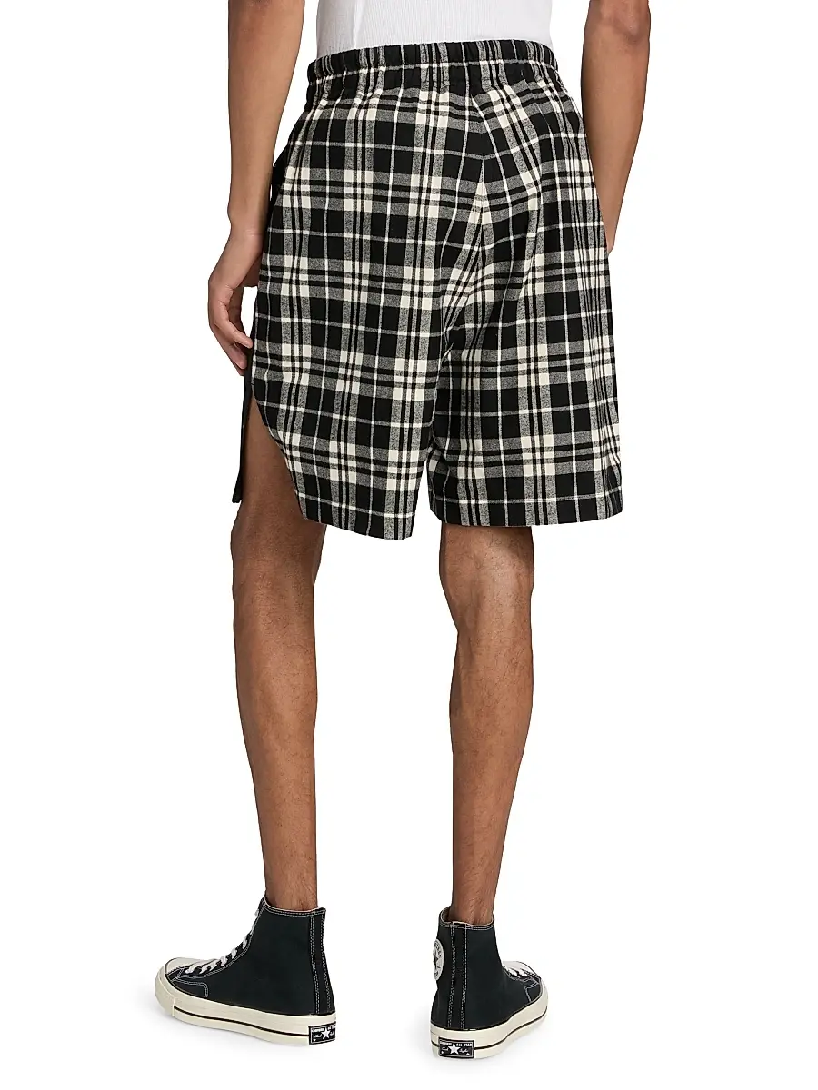 Rick Owens Men's Mixed Print Shorts | Thumbnail 5
