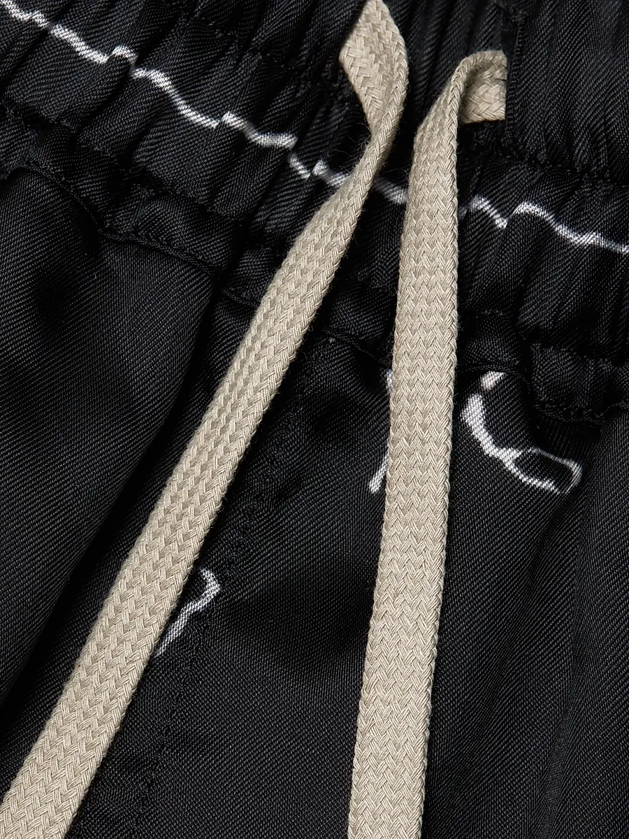Rick Owens Men's Mixed Print Shorts | Thumbnail 7