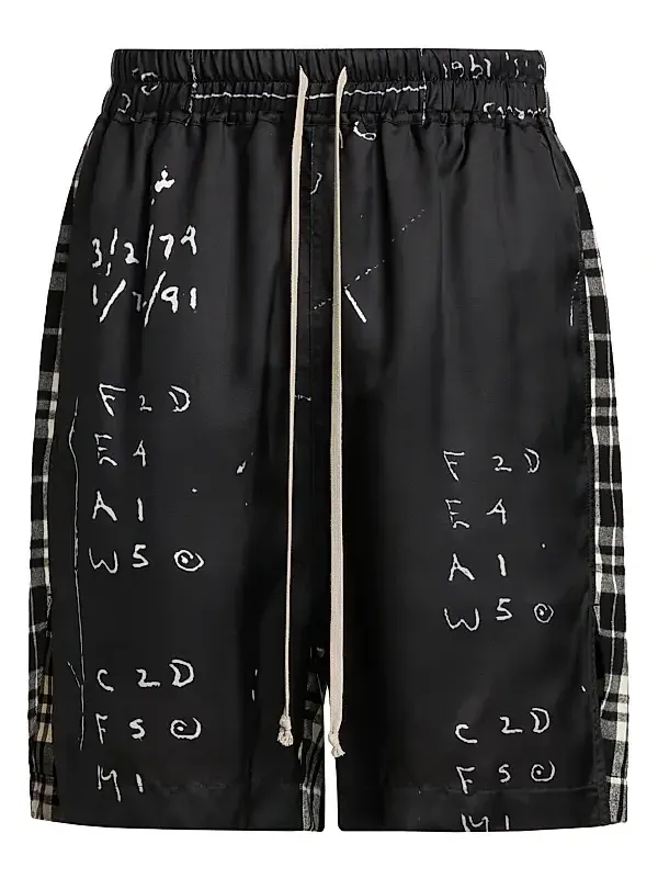 Men's Mixed Print Shorts
