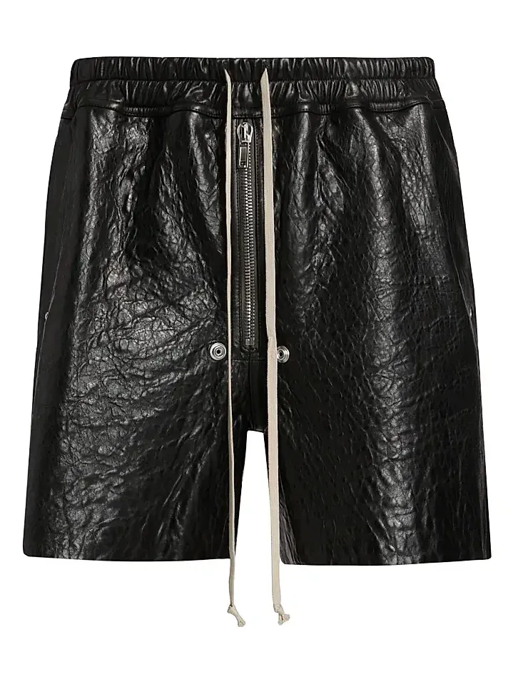 Men's Bela Leather Drawstring Shorts Men's Bela Leather Drawstring Shorts