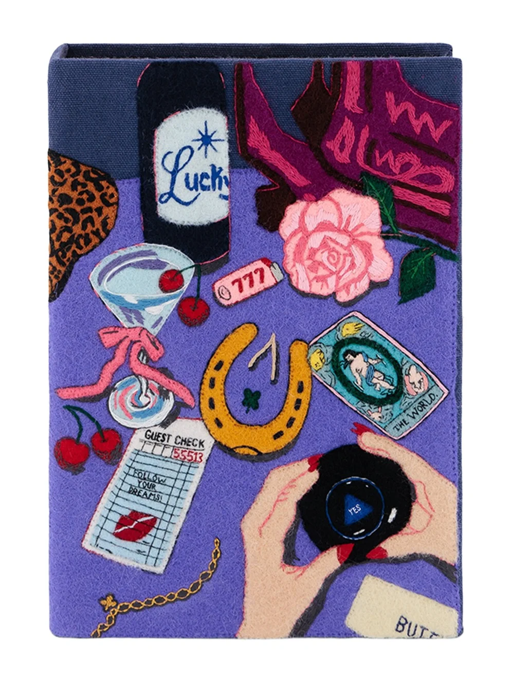 Lucky Velvet Clutch