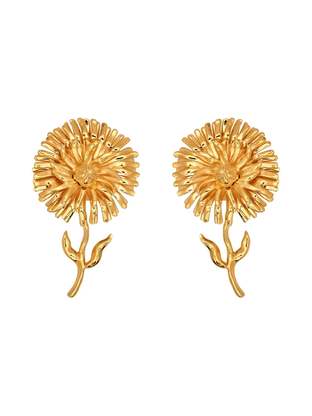 Gold-Tone Daisy Earrings Gold-Tone Daisy Earrings