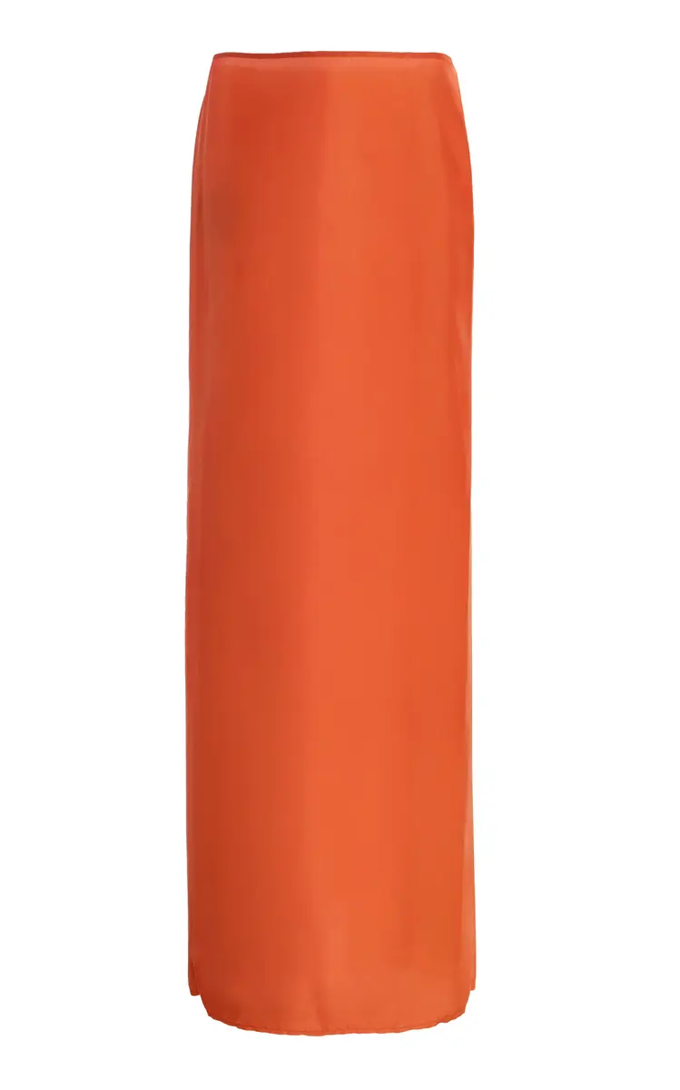 Silk-Habotai Maxi Slip Skirt Silk-Habotai Maxi Slip Skirt