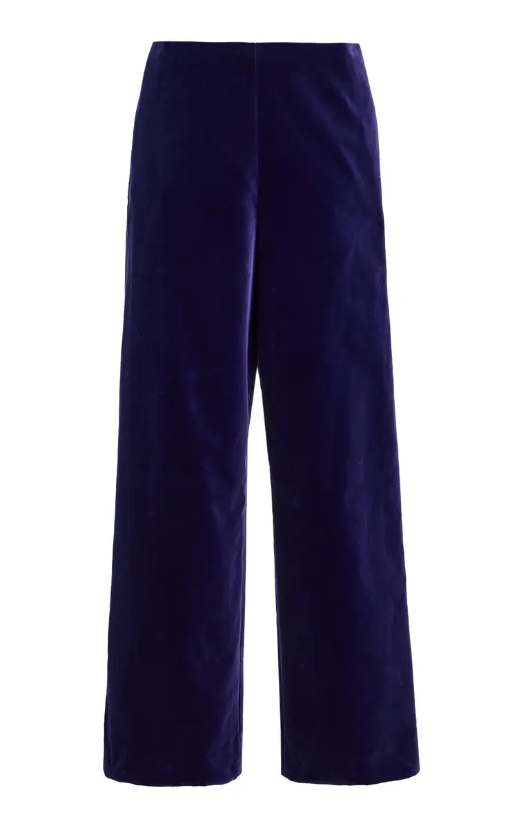 Tailored Velvet Wide-Leg Pants Tailored Velvet Wide-Leg Pants