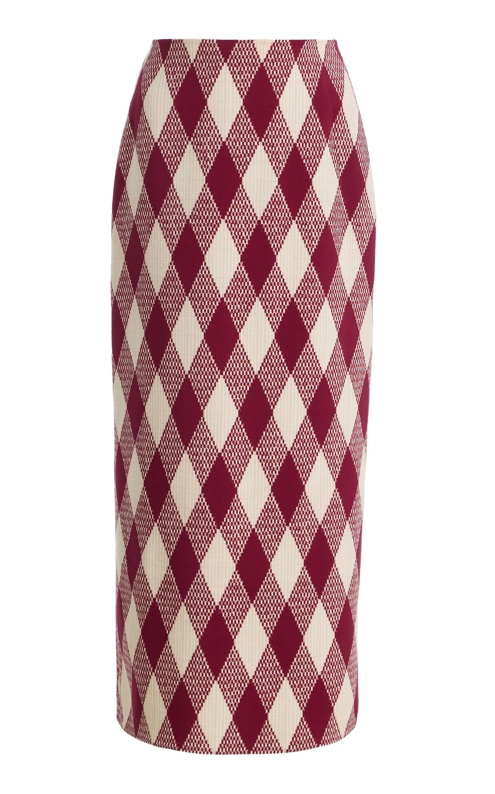 Argyle Wool-Blend Midi Pencil Skirt Argyle Wool-Blend Midi Pencil Skirt