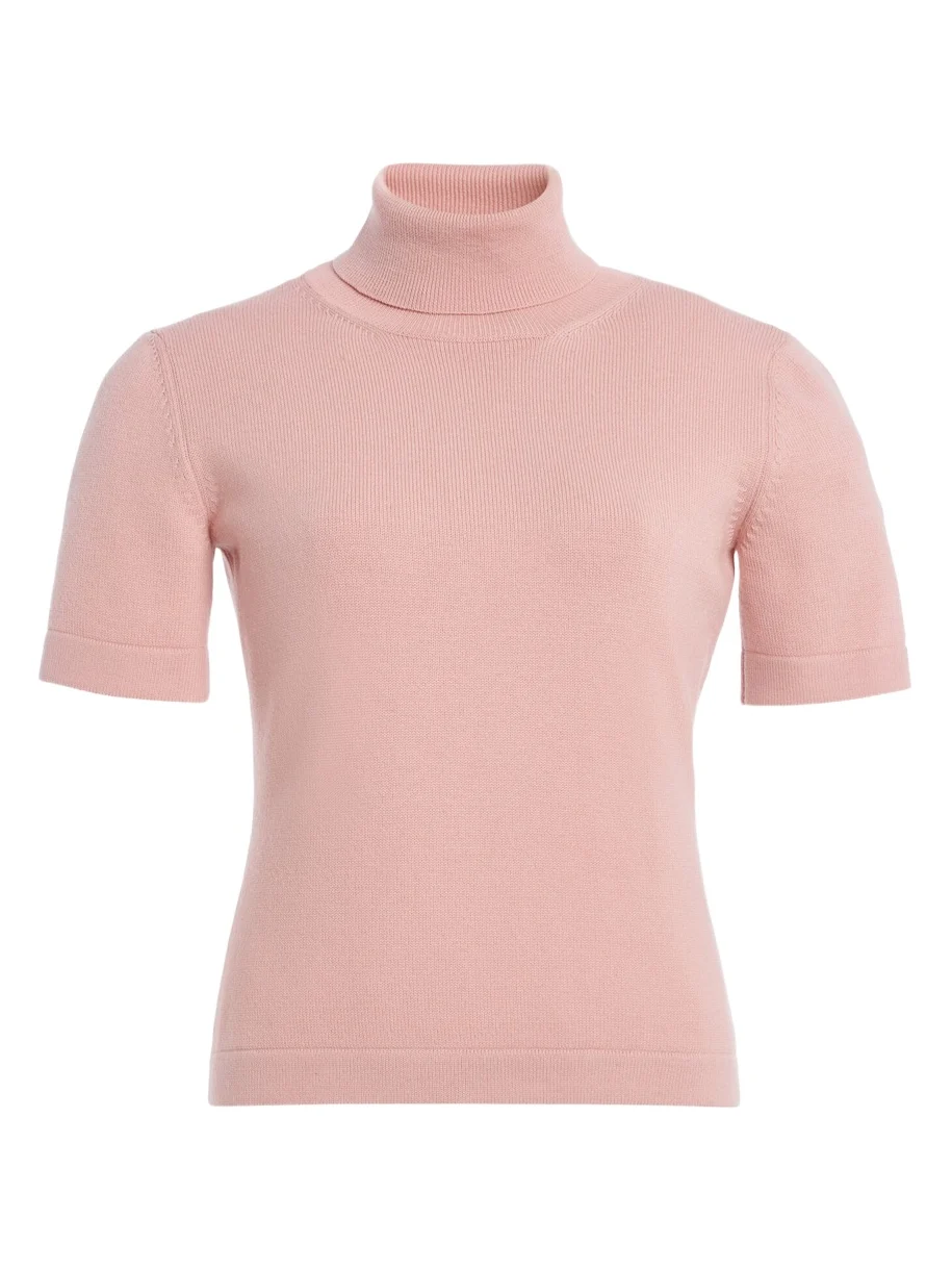 Turtleneck Wool Top
