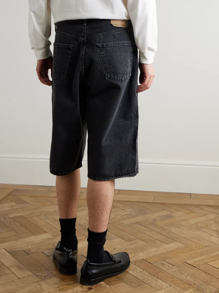 OrSlow Super Dad's Wide-Leg Denim Shorts - Men | Thumbnail 4 OrSlow Super Dad's Wide-Leg Denim Shorts - Men | Thumbnail 4