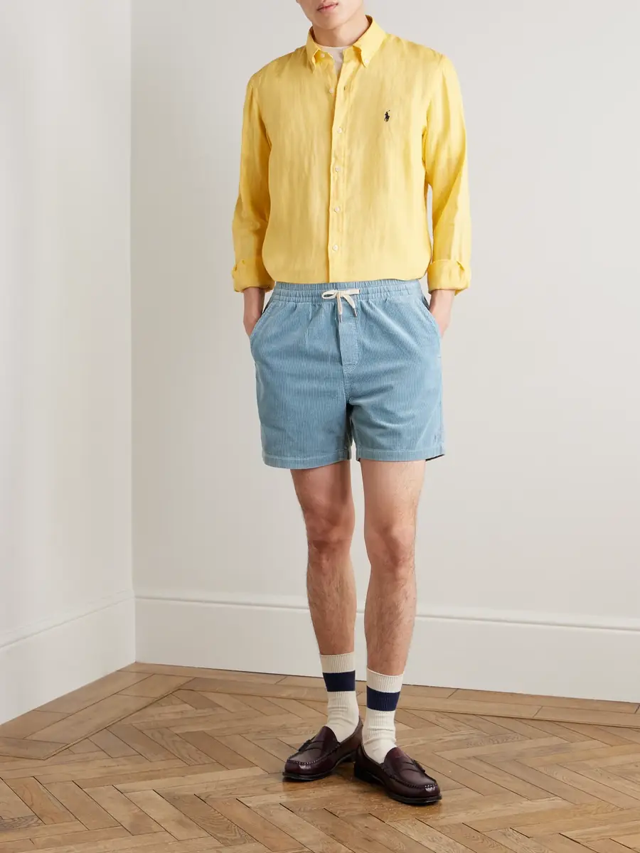 Polo Ralph Lauren Button-Down Collar Logo-Embroidered Linen Shirt - Men | Thumbnail 2 Polo Ralph Lauren Button-Down Collar Logo-Embroidered Linen Shirt - Men | Thumbnail 2