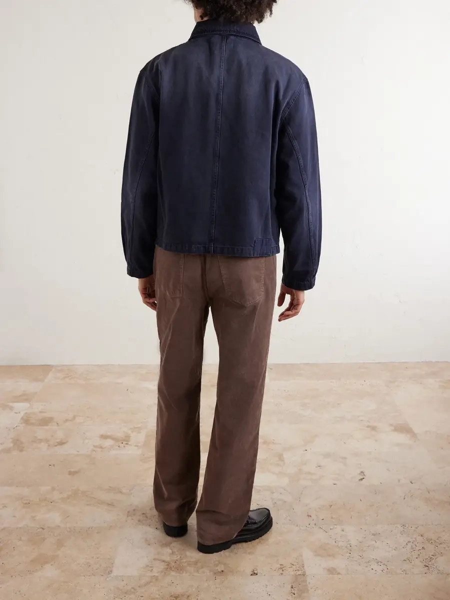 mfpen Union Cropped Garment-Dyed Organic Denim Jacket - Men | Thumbnail 4 mfpen Union Cropped Garment-Dyed Organic Denim Jacket - Men | Thumbnail 4