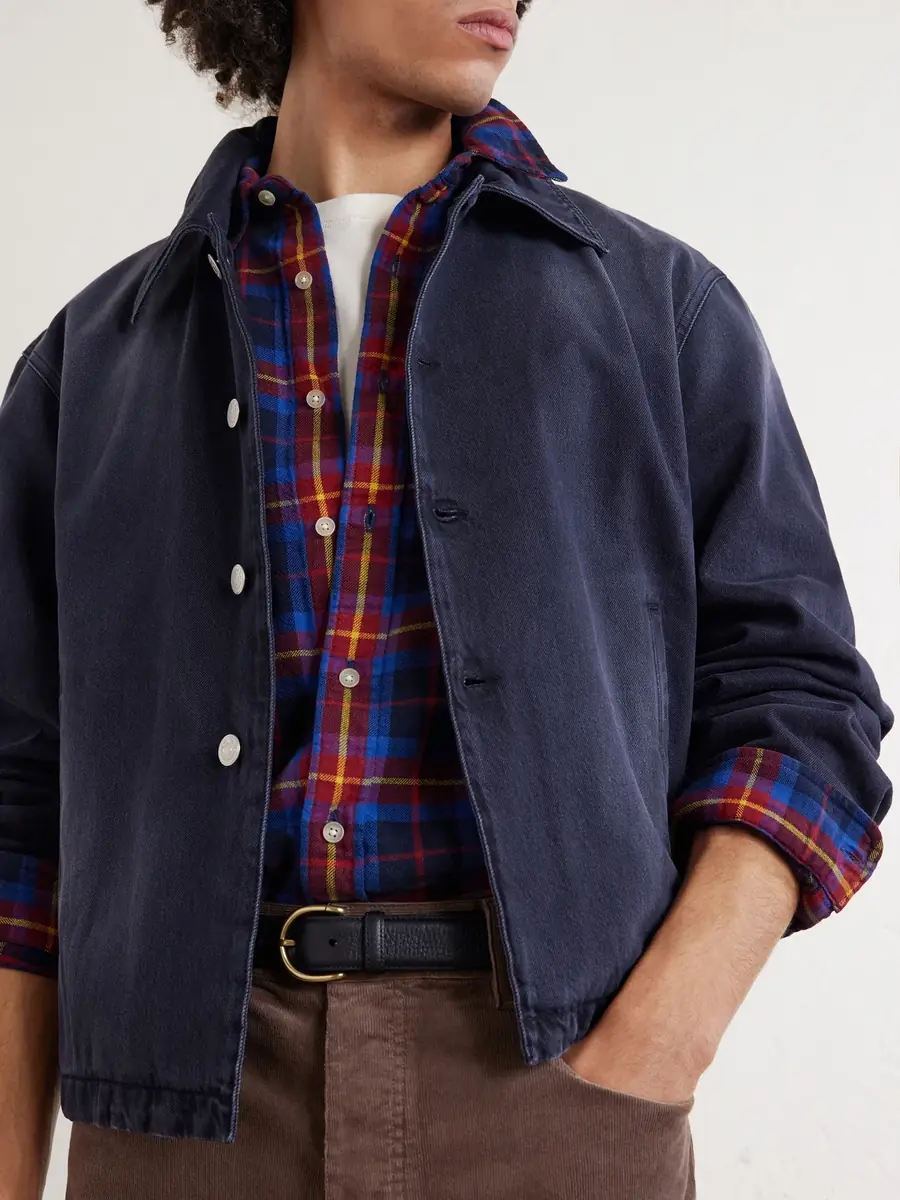 mfpen Union Cropped Garment-Dyed Organic Denim Jacket - Men | Thumbnail 5 mfpen Union Cropped Garment-Dyed Organic Denim Jacket - Men | Thumbnail 5