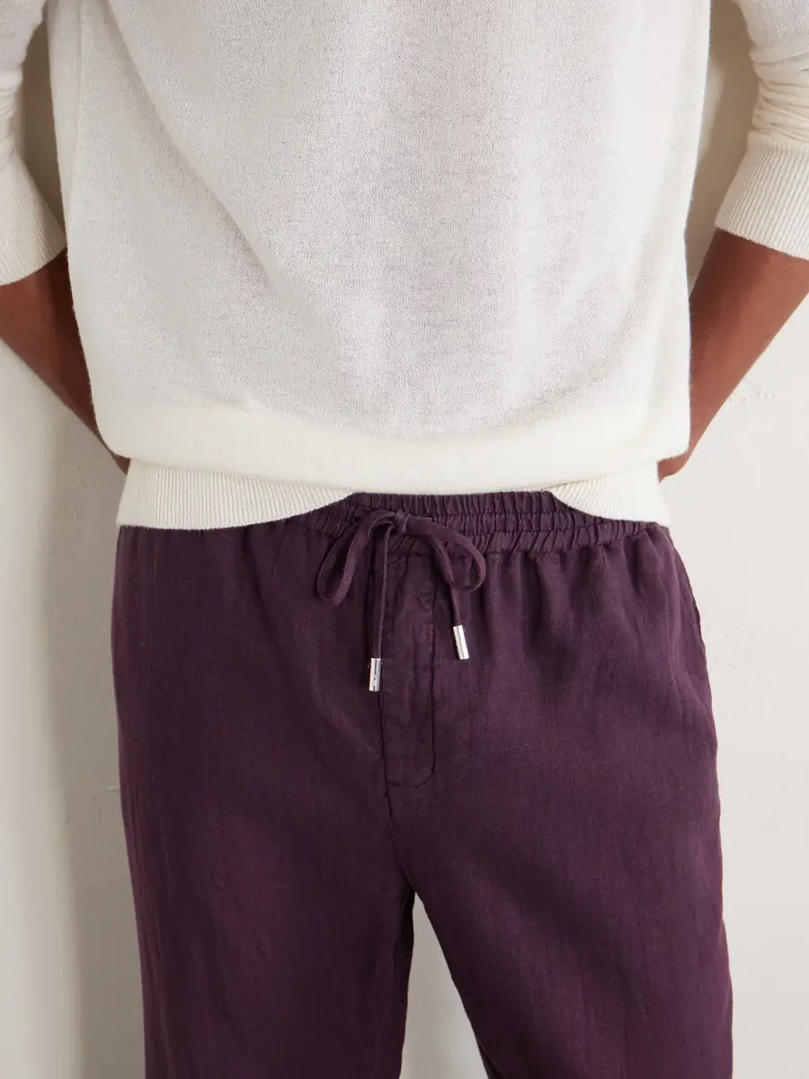 MR P. Edward Straight-Leg Garment-Dyed Linen Drawstring Trousers - Men | Thumbnail 5 MR P. Edward Straight-Leg Garment-Dyed Linen Drawstring Trousers - Men | Thumbnail 5