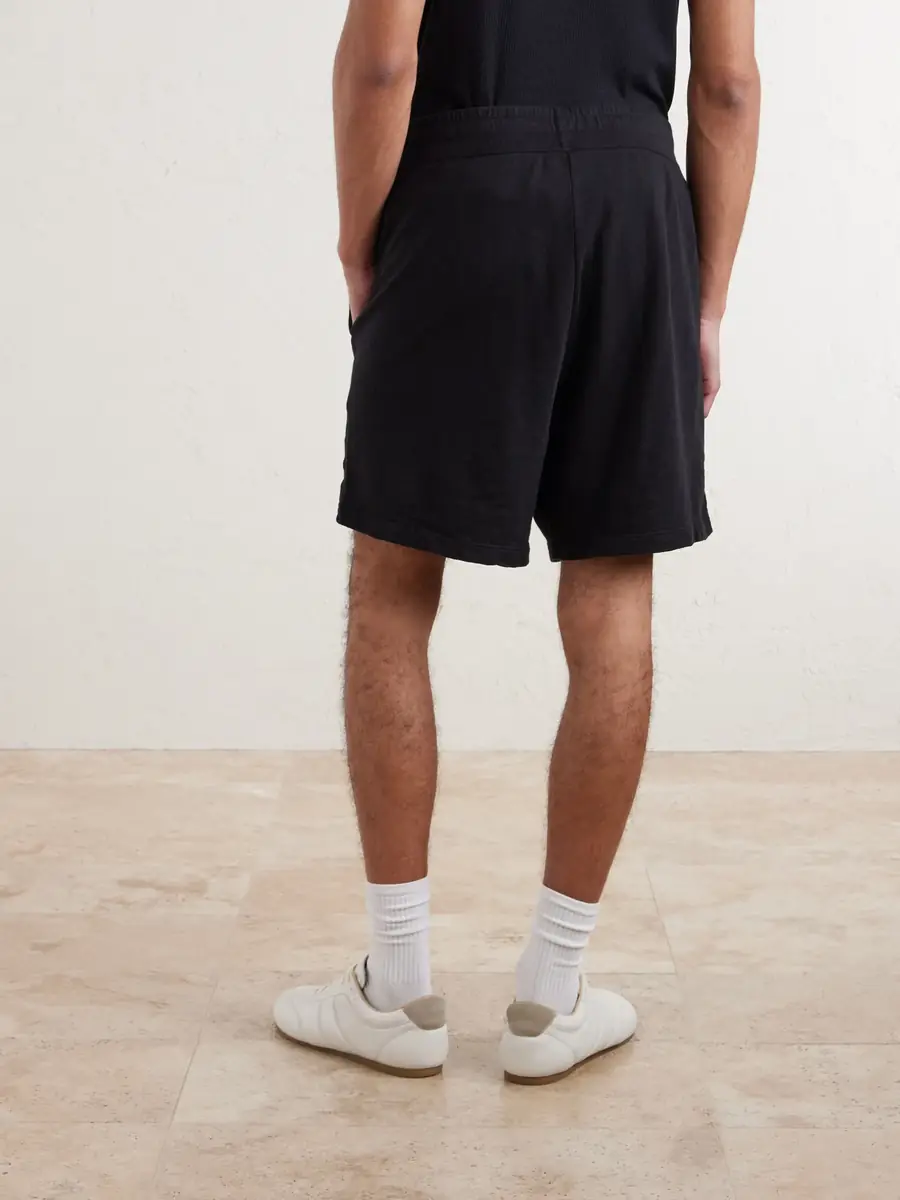 James Perse Straight-Leg Cotton-Jersey Drawstring Shorts - Men | Thumbnail 4 James Perse Straight-Leg Cotton-Jersey Drawstring Shorts - Men | Thumbnail 4