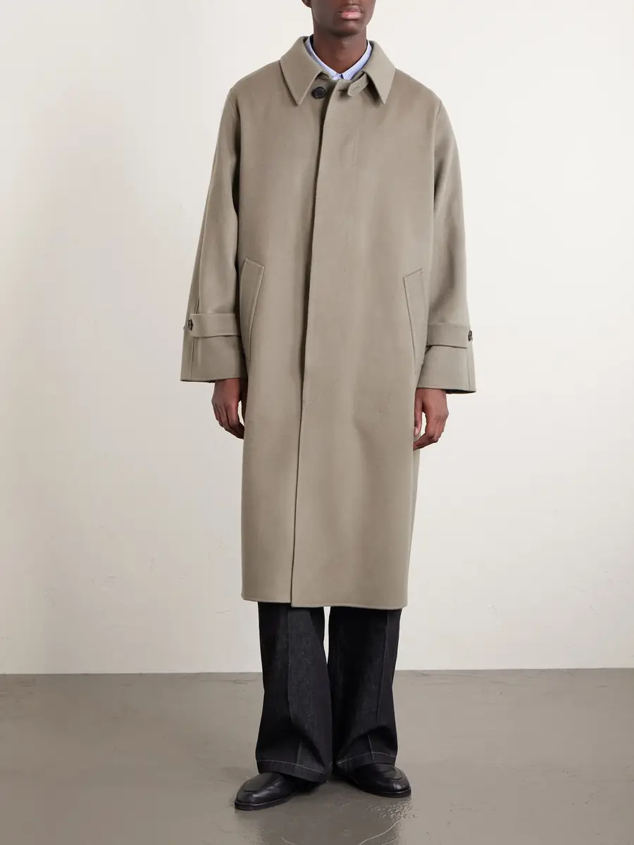 Auralee Melton Wool Coat - Men | Thumbnail 3