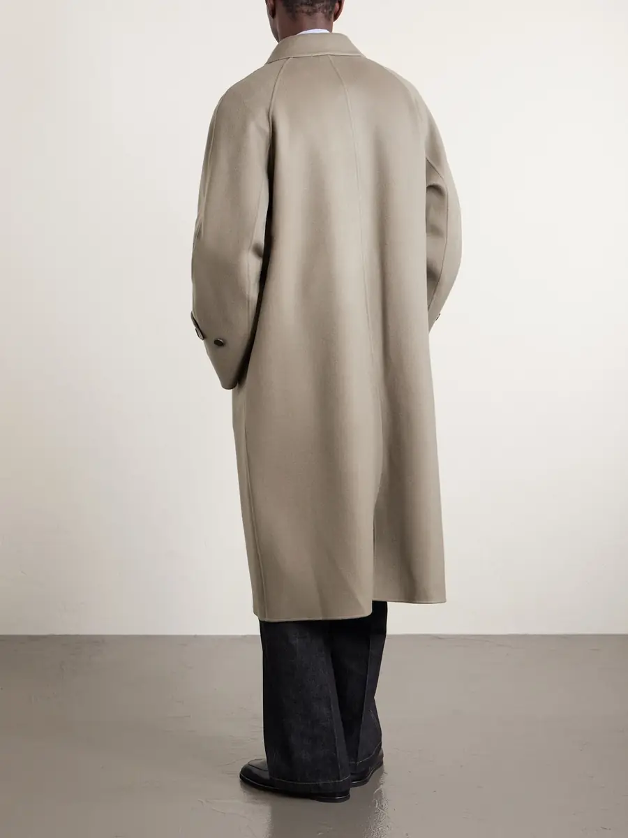 Auralee Melton Wool Coat - Men | Thumbnail 4