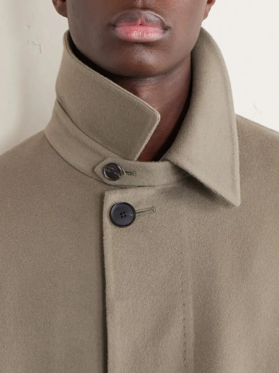 Auralee Melton Wool Coat - Men | Thumbnail 5