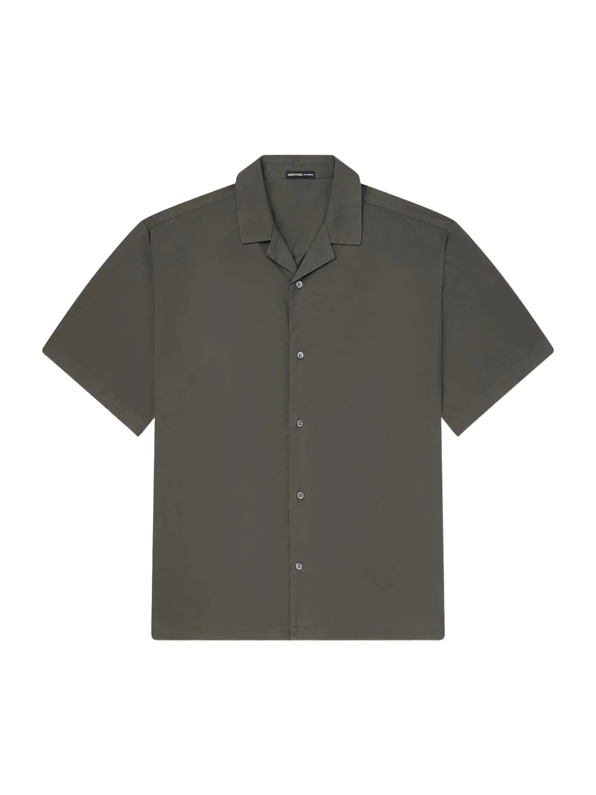 Camp-Collar Cotton-Blend Poplin Shirt - Men Camp-Collar Cotton-Blend Poplin Shirt - Men