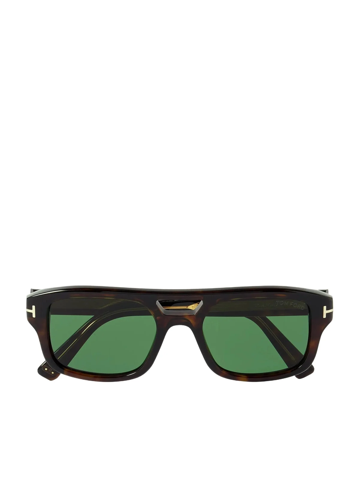 Double-Bridge Aviator-Style Tortoiseshell Acetate Sunglasses - Men Double-Bridge Aviator-Style Tortoiseshell Acetate Sunglasses - Men