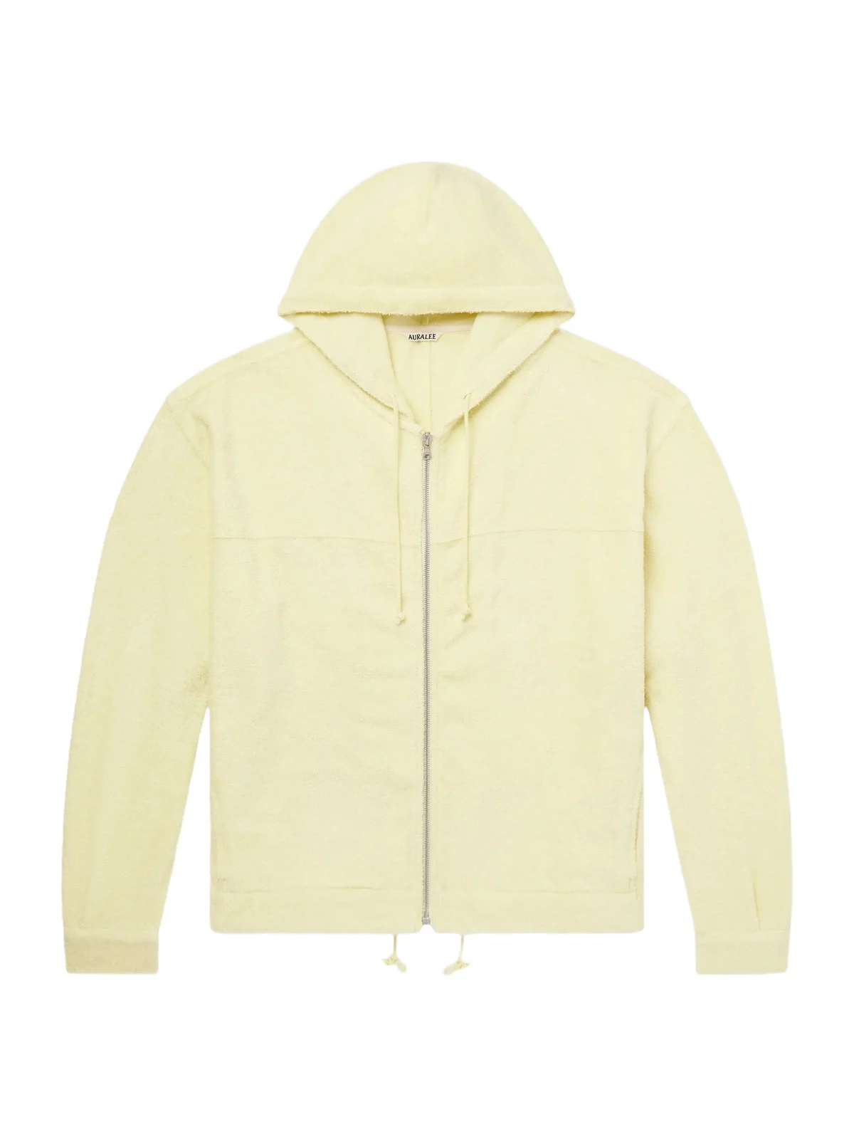 Auralee Cotton-Blend Terry Zip-Up Hoodie - Men