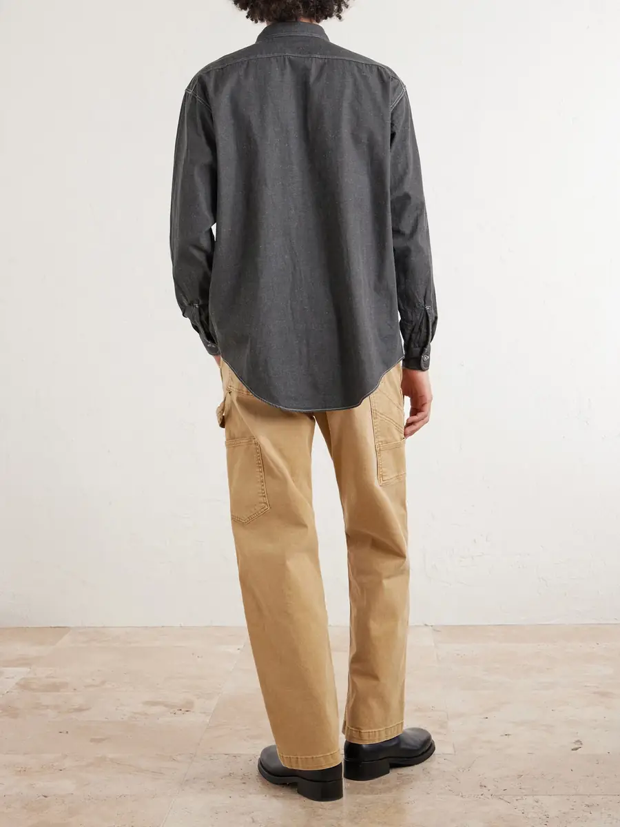 Kaptain Sunshine Work Suvin Cotton and Hemp-Blend Shirt - Men | Thumbnail 4 Kaptain Sunshine Work Suvin Cotton and Hemp-Blend Shirt - Men | Thumbnail 4