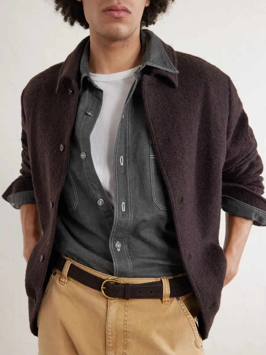 Kaptain Sunshine Work Suvin Cotton and Hemp-Blend Shirt - Men | Thumbnail 5 Kaptain Sunshine Work Suvin Cotton and Hemp-Blend Shirt - Men | Thumbnail 5