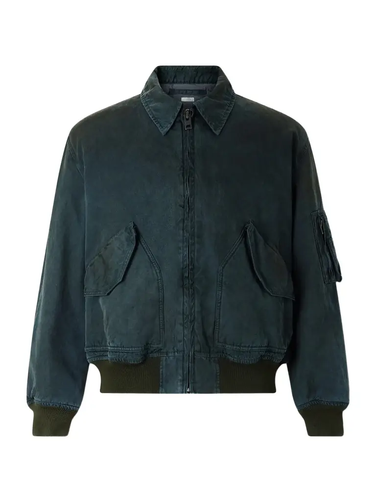 A.PRESSE Cotton and Silk-Blend Canvas Bomber Jacket - Men | Image 1 A.PRESSE Cotton and Silk-Blend Canvas Bomber Jacket - Men | Image 1