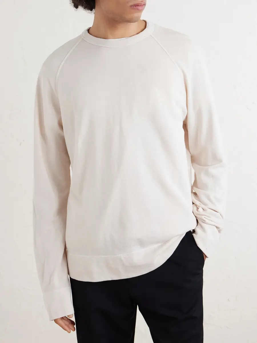 James Perse Supima Cotton-Jersey Sweatshirt - Men | Thumbnail 3 James Perse Supima Cotton-Jersey Sweatshirt - Men | Thumbnail 3