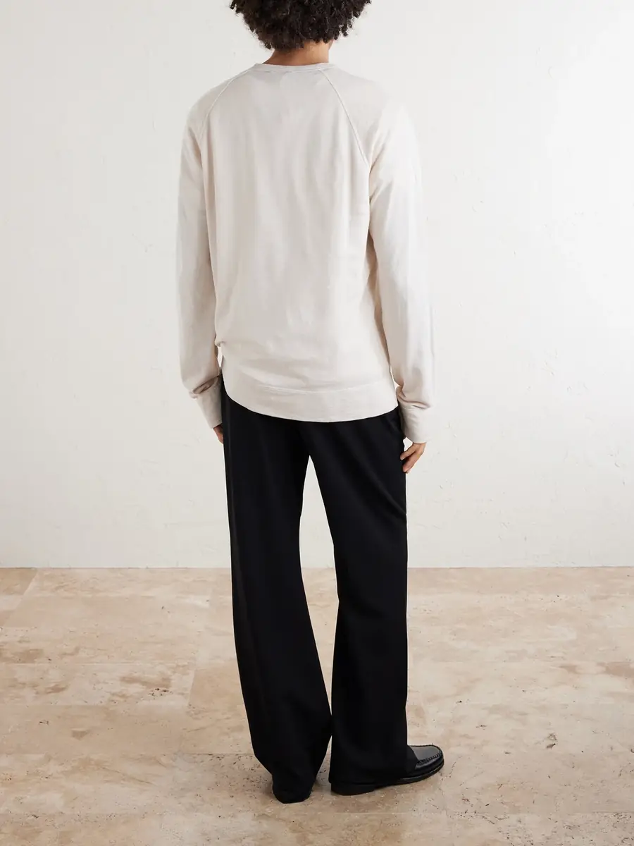James Perse Supima Cotton-Jersey Sweatshirt - Men | Thumbnail 4 James Perse Supima Cotton-Jersey Sweatshirt - Men | Thumbnail 4