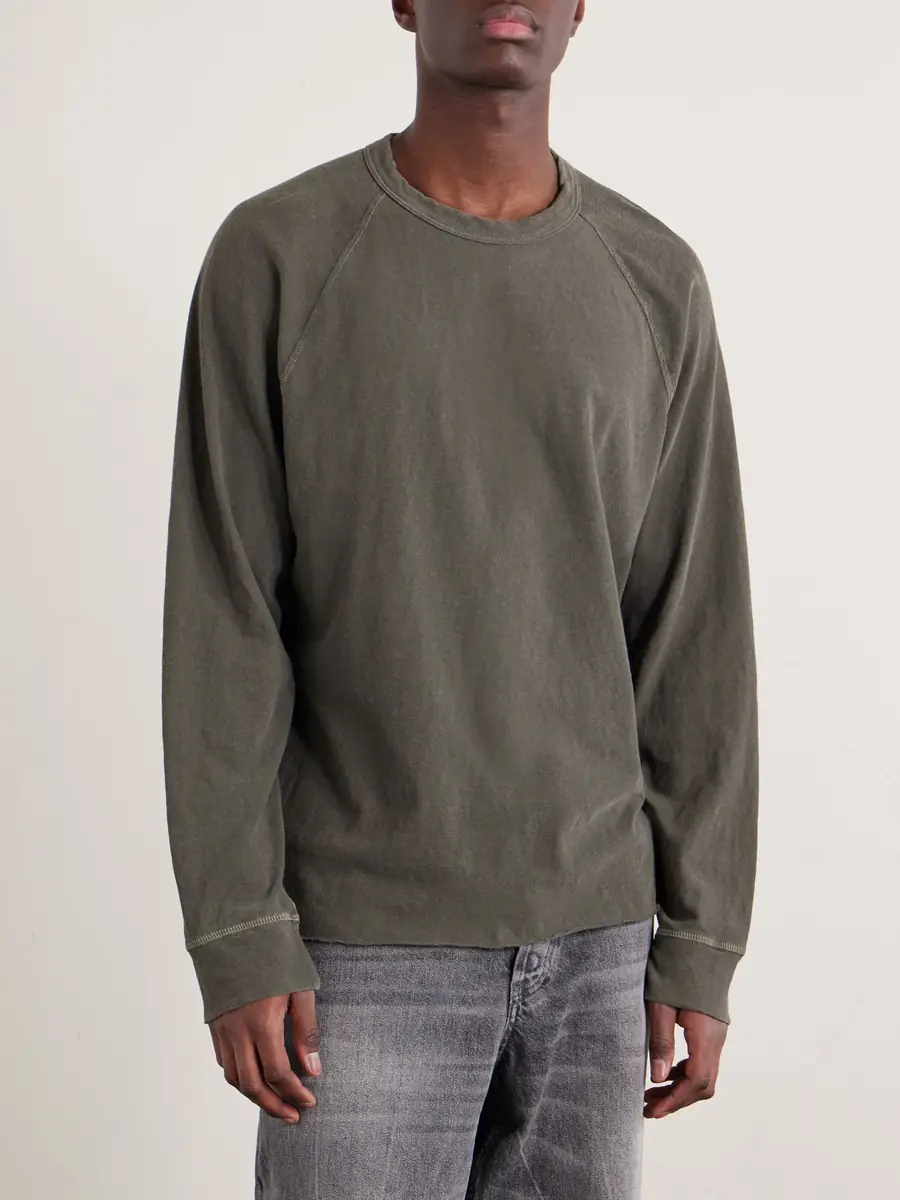 James Perse Garment-Dyed Cotton-Jersey T-Shirt - Men | Thumbnail 3 James Perse Garment-Dyed Cotton-Jersey T-Shirt - Men | Thumbnail 3