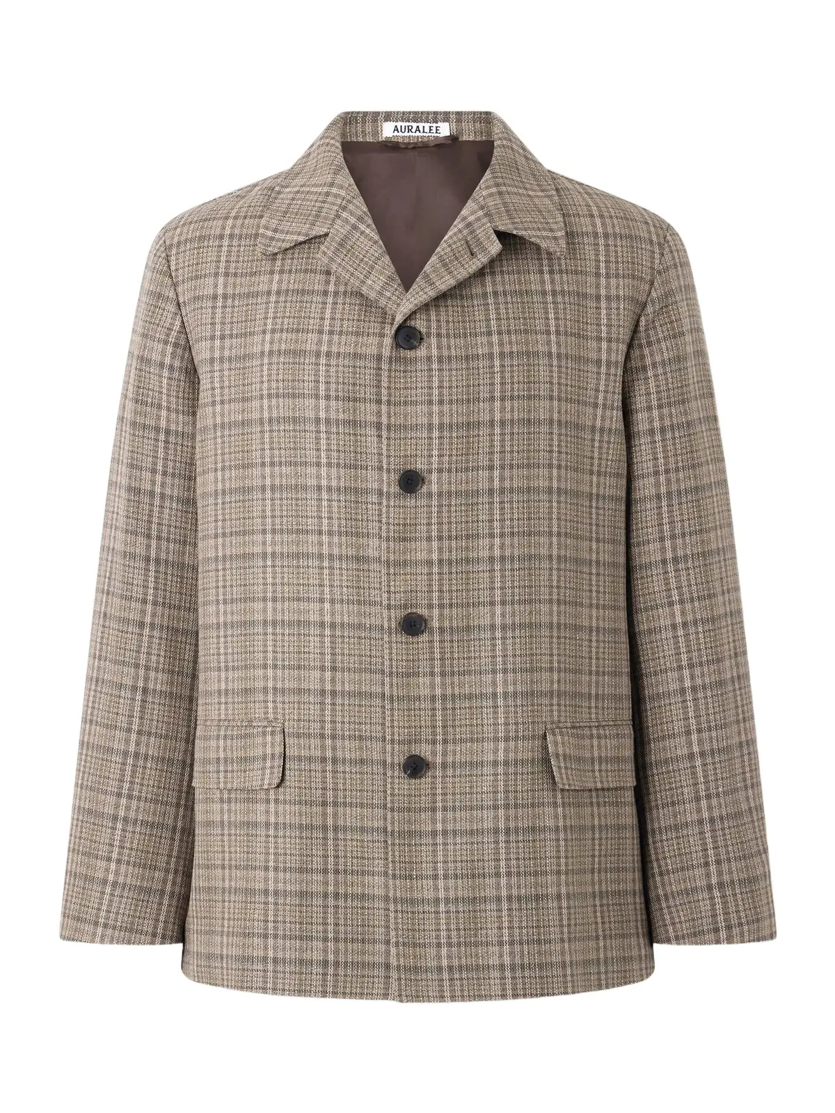 Checked Silk and Linen-Blend Tweed Jacket - Men Checked Silk and Linen-Blend Tweed Jacket - Men