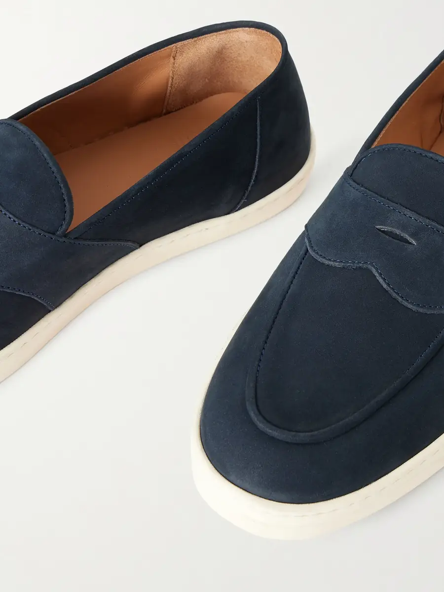 George Cleverley Joey Nubuck Penny Loafers - Men | Thumbnail 5 George Cleverley Joey Nubuck Penny Loafers - Men | Thumbnail 5