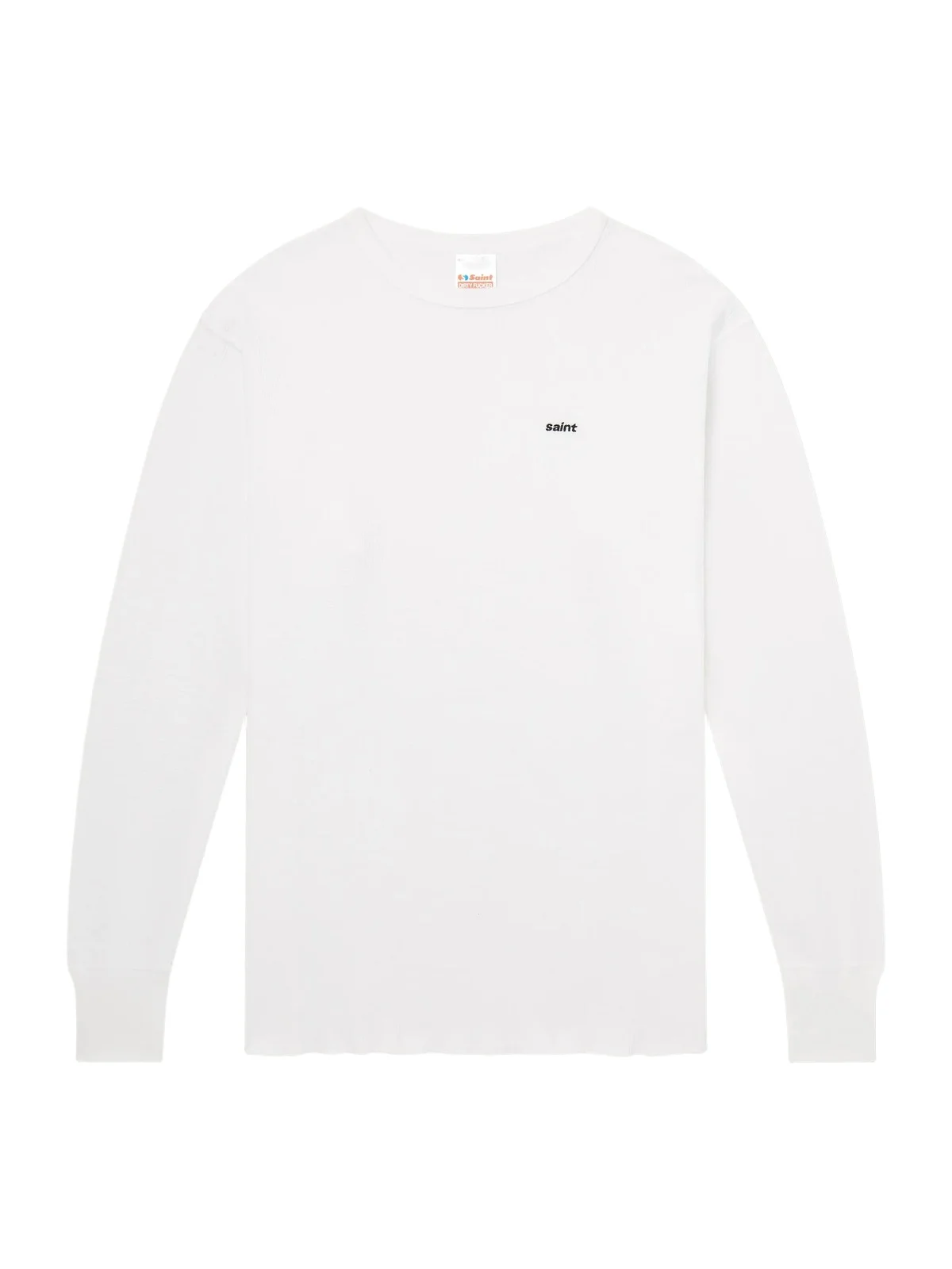 SAINT Mxxxxxx Thermal Logo-Embroidered Honeycomb-Knit Cotton T-Shirt - Men