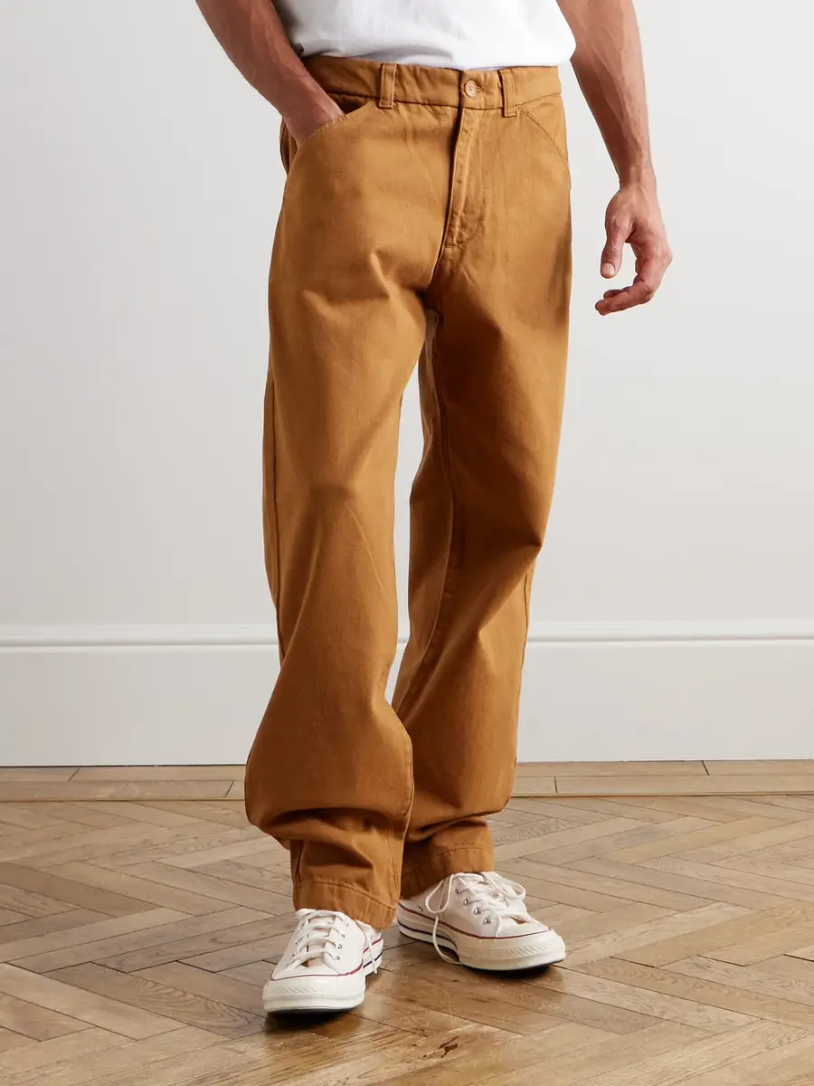 NN07 Mylo 1874 Tapered Organic Cotton-Twill Trousers - Men | Thumbnail 3