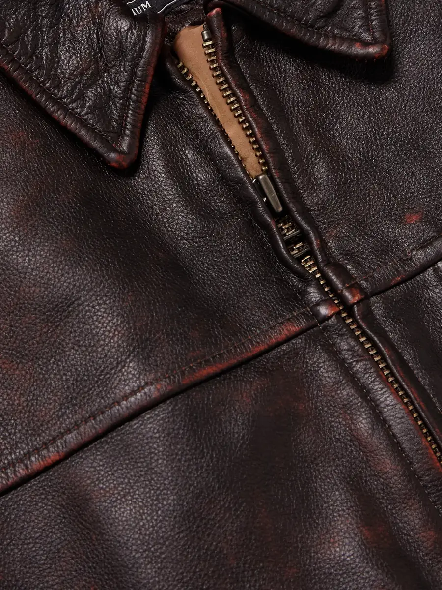 FrizmWORKS Distressed Leather Jacket - Men | Thumbnail 5 FrizmWORKS Distressed Leather Jacket - Men | Thumbnail 5