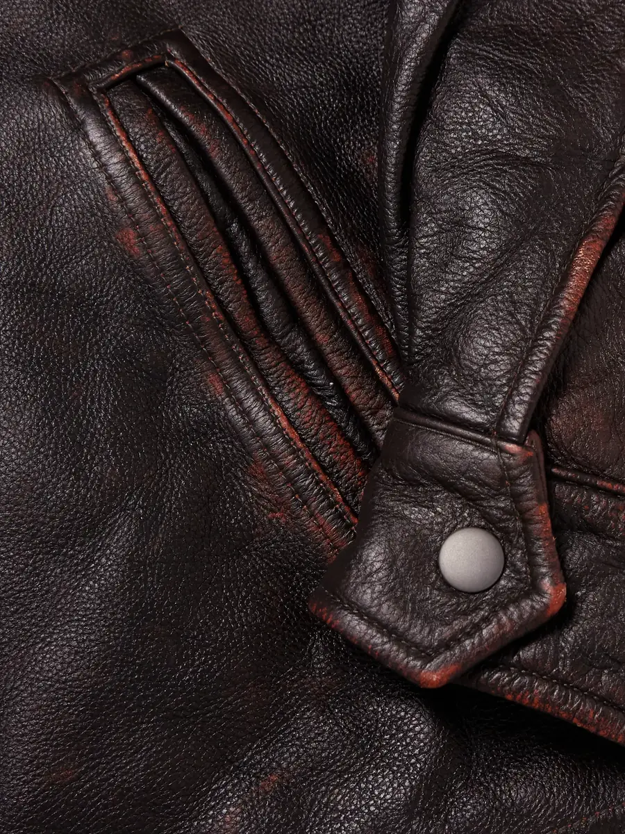 FrizmWORKS Distressed Leather Jacket - Men | Thumbnail 6 FrizmWORKS Distressed Leather Jacket - Men | Thumbnail 6