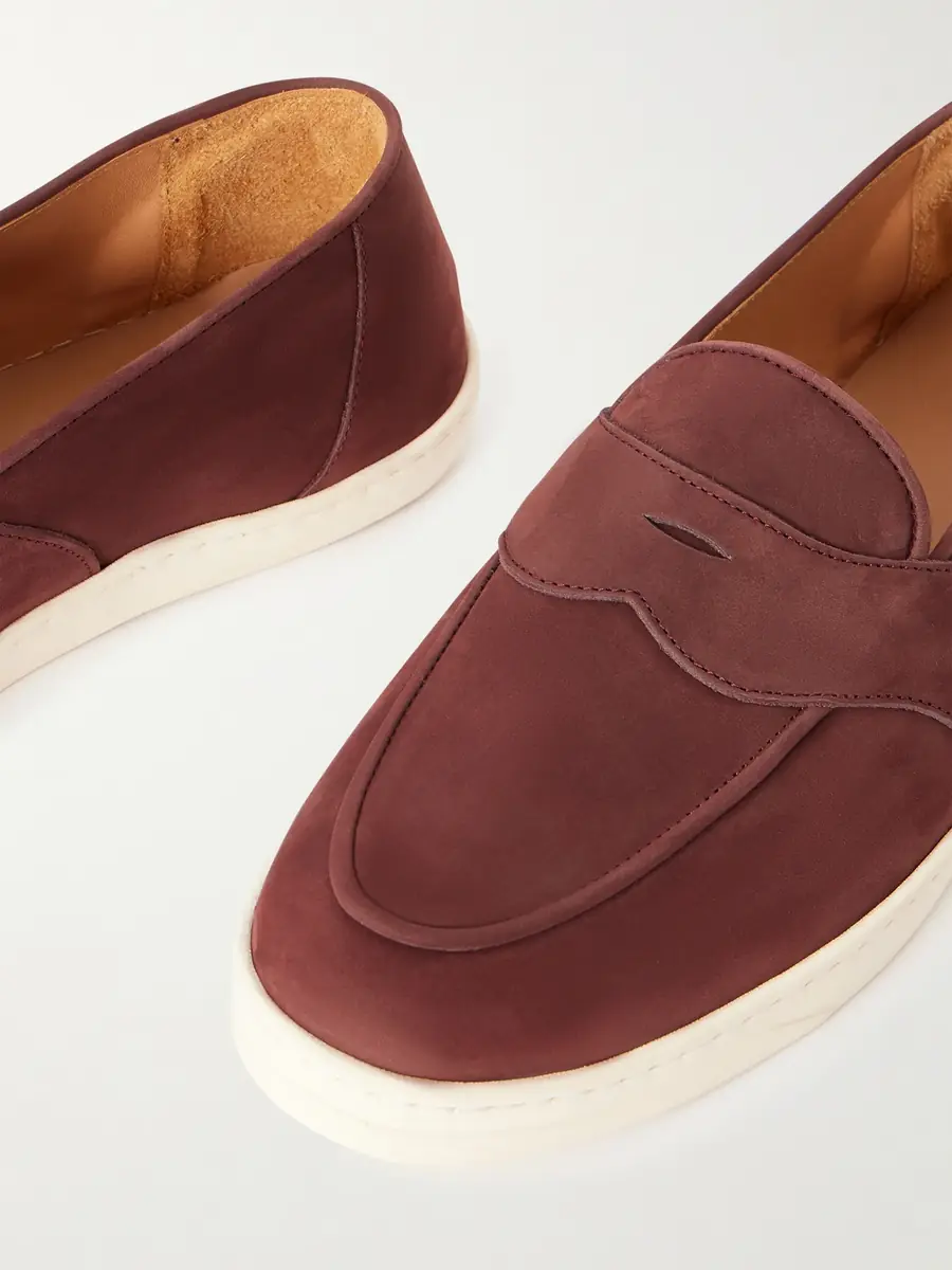 George Cleverley Joey Nubuck Penny Loafers - Men | Thumbnail 5 George Cleverley Joey Nubuck Penny Loafers - Men | Thumbnail 5