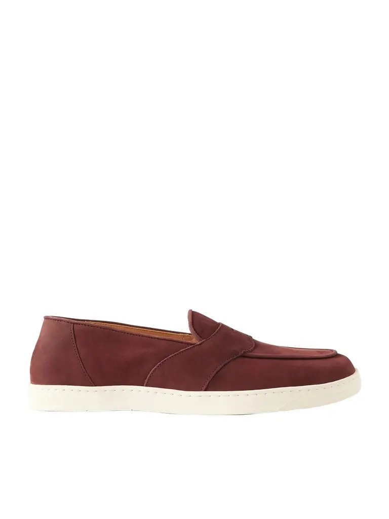 Joey Nubuck Penny Loafers - Men Joey Nubuck Penny Loafers - Men