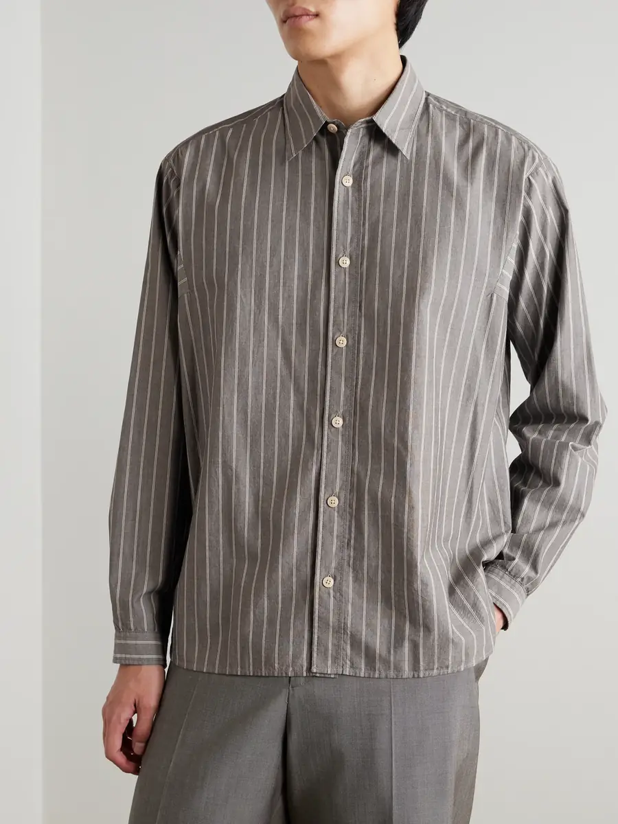 Oliver Spencer Garrison Striped Cotton Shirt - Men | Thumbnail 3