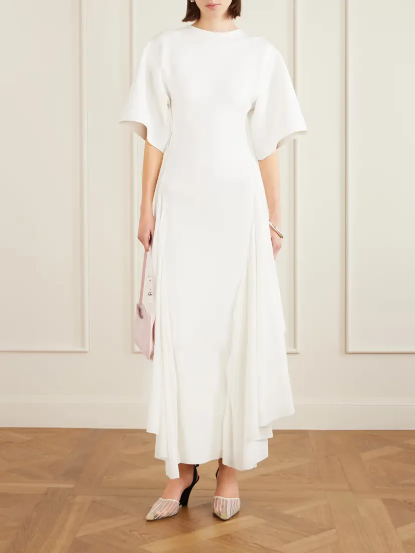 Jacquemus Mistral Draped Knitted Maxi Dress | Thumbnail 2 Jacquemus Mistral Draped Knitted Maxi Dress | Thumbnail 2