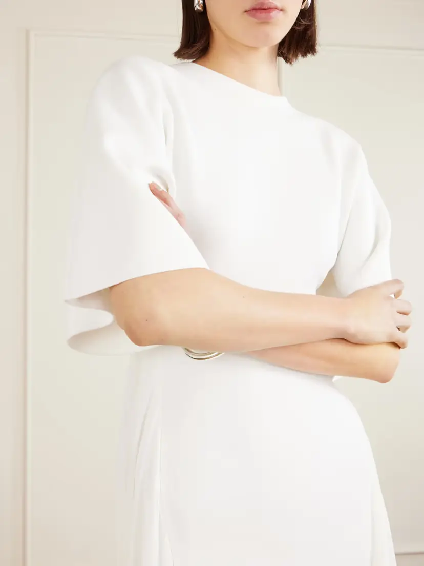 Jacquemus Mistral Draped Knitted Maxi Dress | Thumbnail 4 Jacquemus Mistral Draped Knitted Maxi Dress | Thumbnail 4