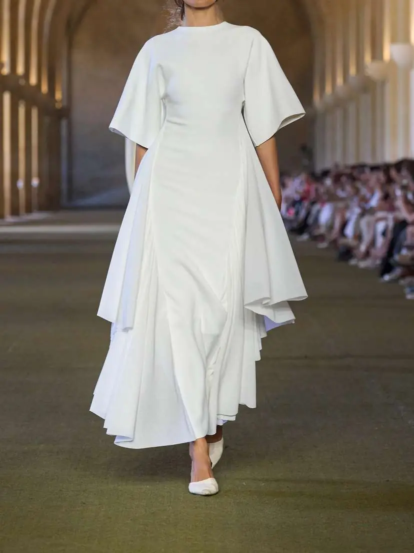 Jacquemus Mistral Draped Knitted Maxi Dress | Thumbnail 6 Jacquemus Mistral Draped Knitted Maxi Dress | Thumbnail 6