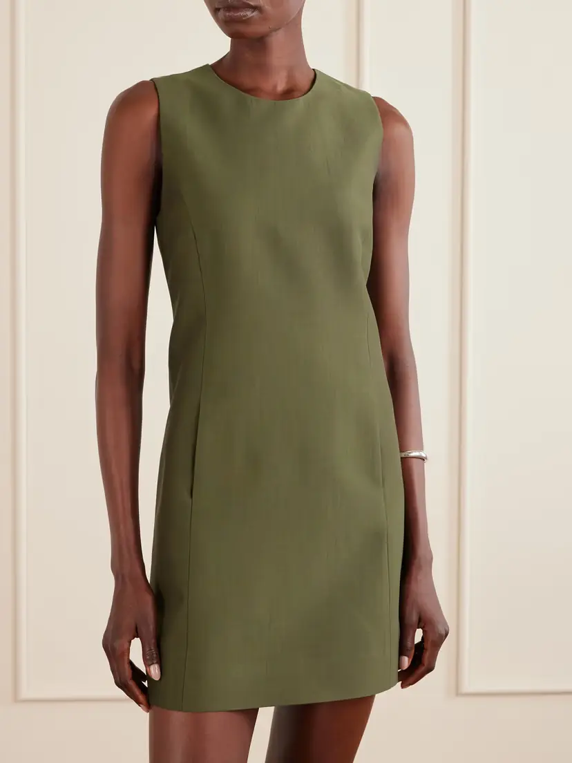 Veronica de Piante Melodie Cotton And Silk-blend Mini Dress | Thumbnail 3 Veronica de Piante Melodie Cotton And Silk-blend Mini Dress | Thumbnail 3