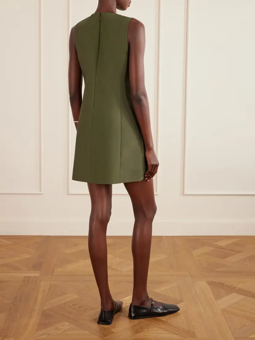 Veronica de Piante Melodie Cotton And Silk-blend Mini Dress | Thumbnail 4 Veronica de Piante Melodie Cotton And Silk-blend Mini Dress | Thumbnail 4