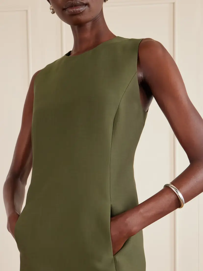 Veronica de Piante Melodie Cotton And Silk-blend Mini Dress | Thumbnail 5 Veronica de Piante Melodie Cotton And Silk-blend Mini Dress | Thumbnail 5